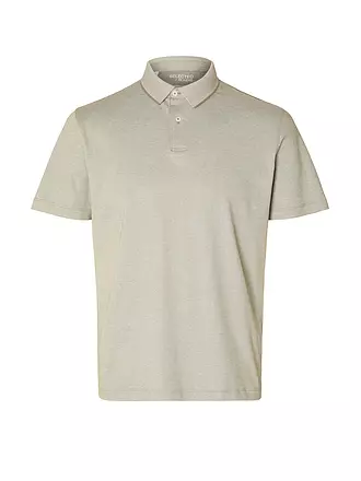 SELECTED | Poloshirt SLHLEROY COOLMAX | beige